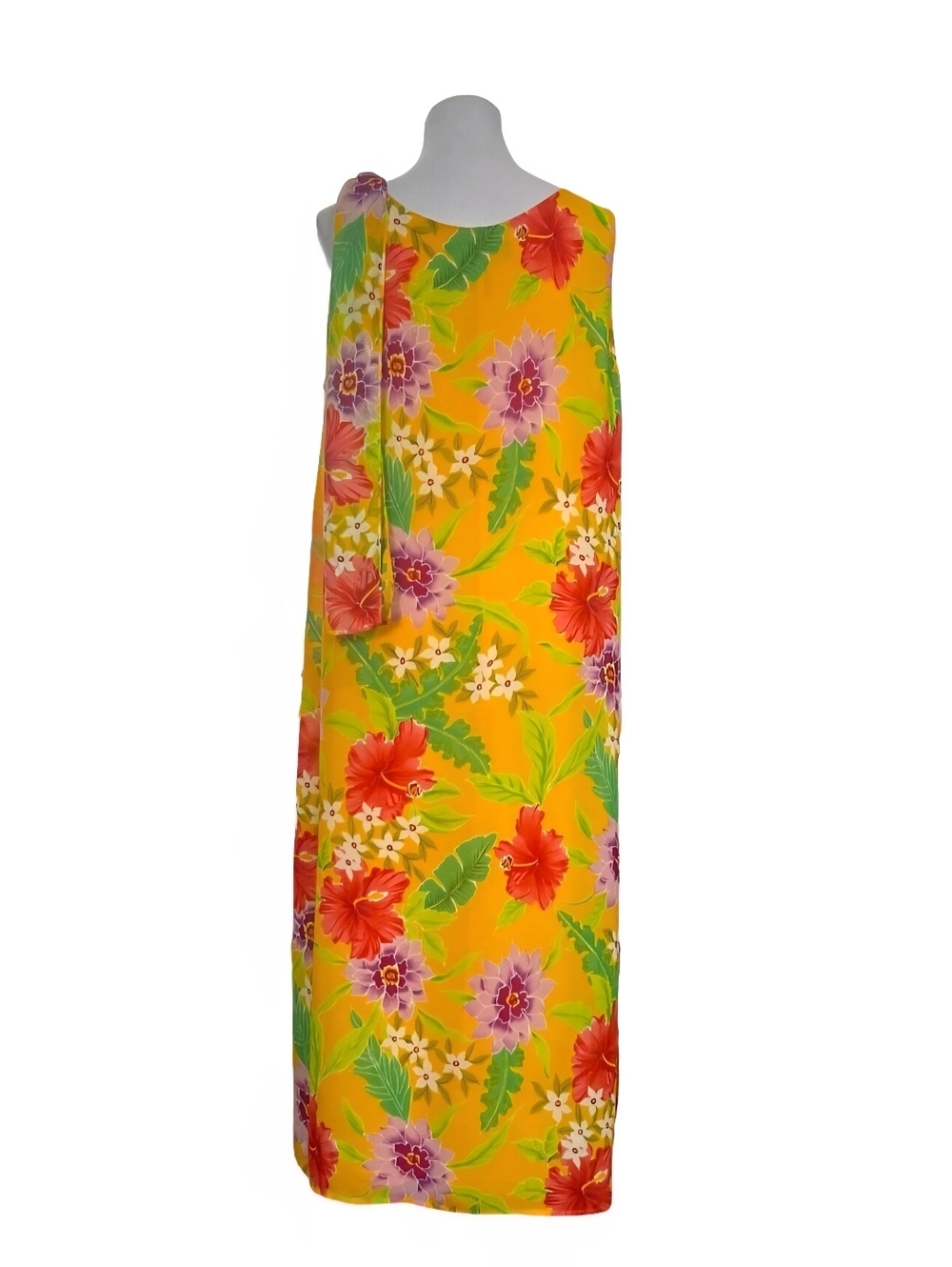 A Wild Thyme Floral Maxi Dress Tropical, Hawaiian Women's Size 16 Sleeveless
